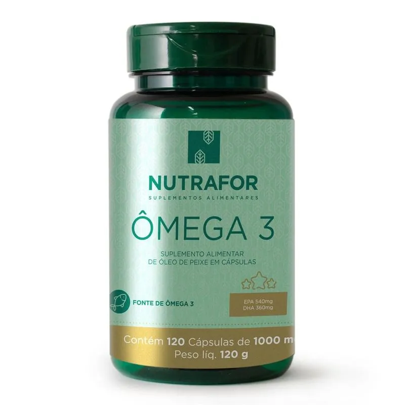 Ômega 3 - 120 Cápsulas - Nutrafor