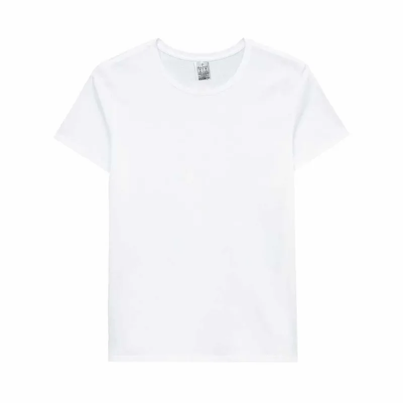 Camisa Básica Bomboné com Manga 100% Algodão Unissex G Branca