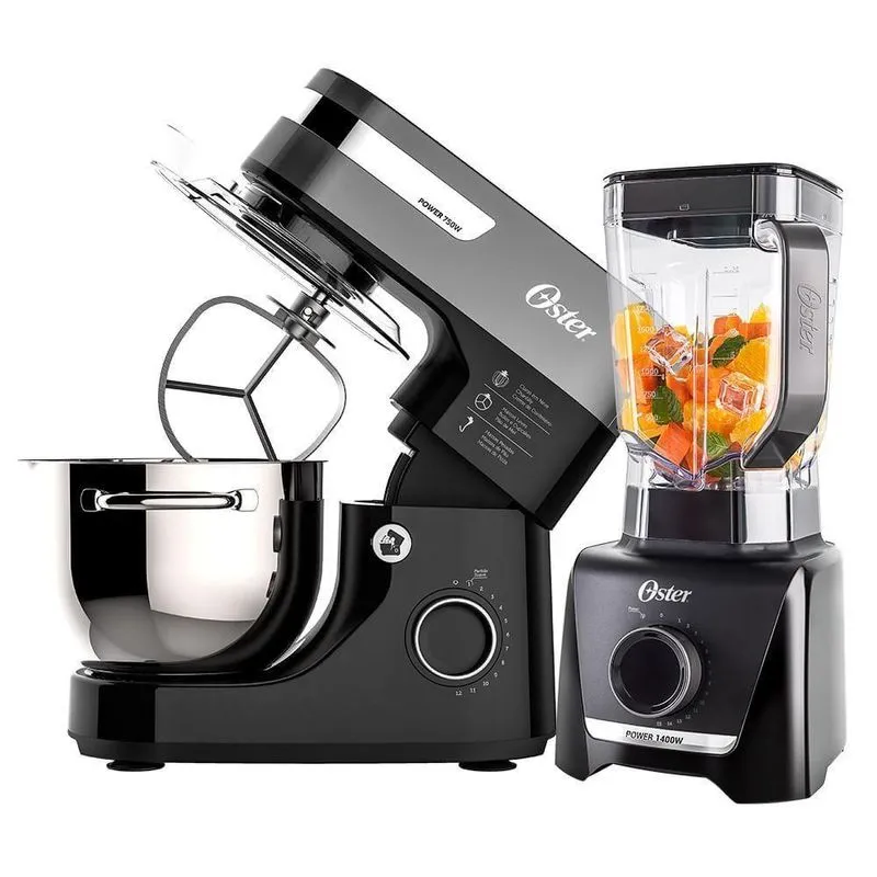 Kit Batedeira Planetária Oster E Liquidificador 220v