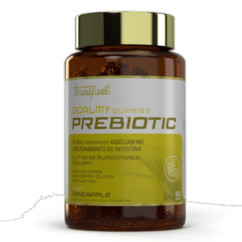 GOALMY GUMMIES PREBIOTIC - PINEAPPLE - 90 GOMAS Saúde Intestinal e Imunidade