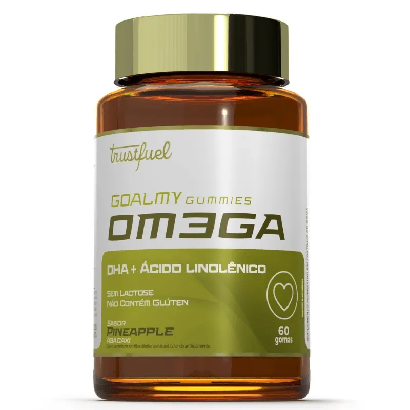 Goalmy gummies omega 3 - pineapple - 60 gomas Omega 3 em Gomas