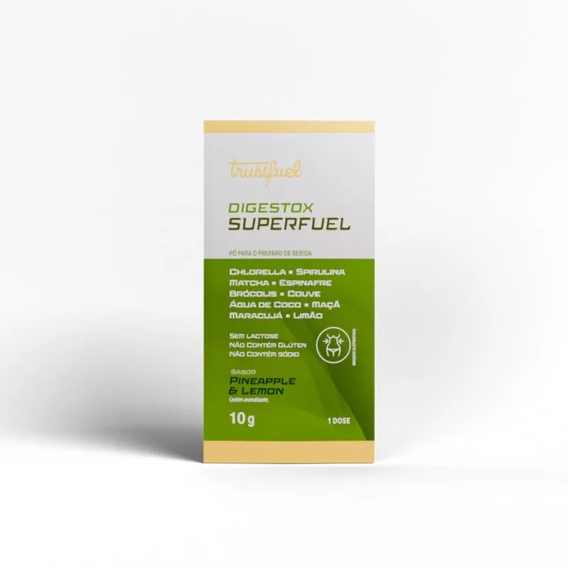 Digestox - Abacaxi & Limão - 10G - monodose detox digestivo sabor abacaxi com limão - 10G - monodose