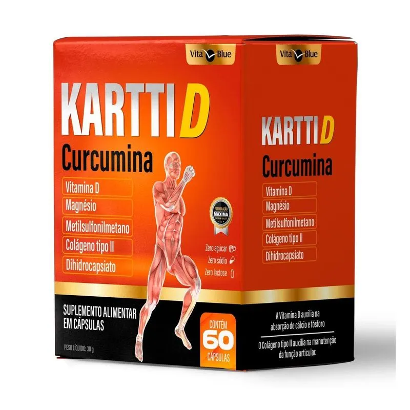 Vita Blue Kartti D Curcumina 60 Cápsulas