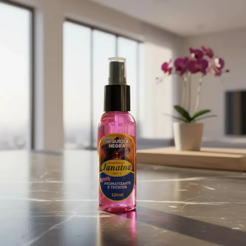 Aromatizante Spray - Orquidea Negra - 120ml Janaina Arts
