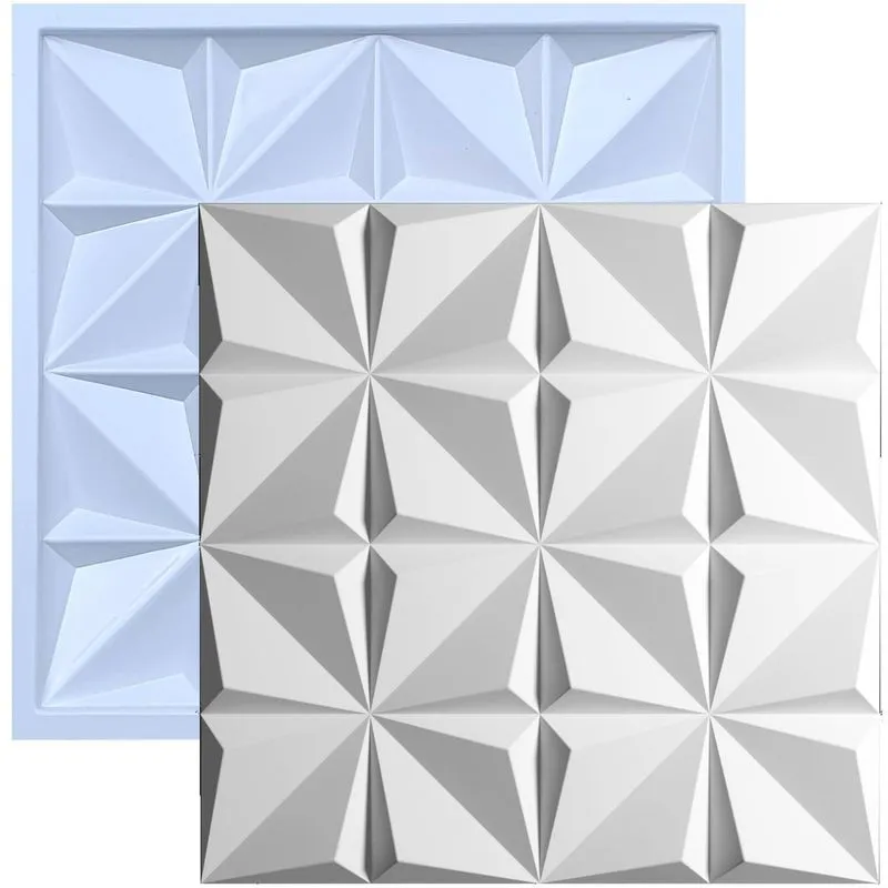 Forma Estrelar 49x49 - Abs Resistente | Faz Peça De Cimento