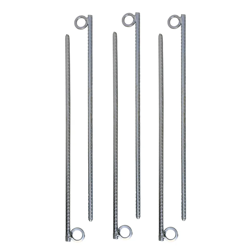 Estaca Para Barraca Jardinagem 40 Cm 06 Mm - 06 Unidades