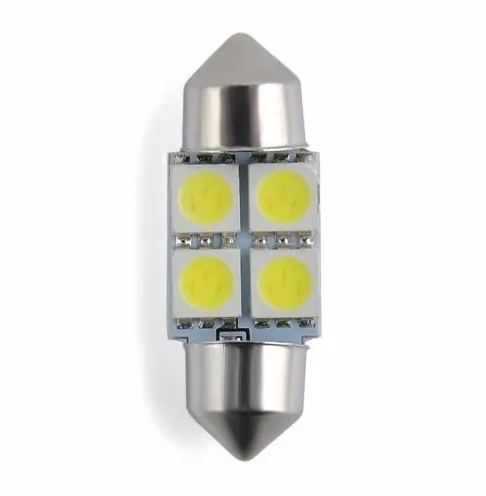 Lâmpada LED Pingo Torpedo Luz Teto Placa Porta Luvas Bagageiro Malas Quebra Sol 31MM - LCS Autopeças