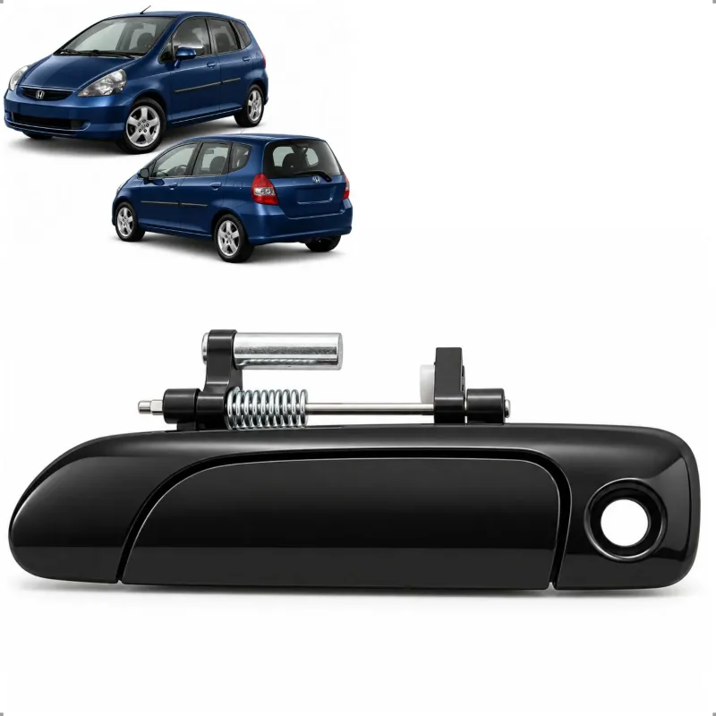 Maçaneta Puxador Porta Dianteira Esquerda Motorista Honda Fit 2003 2004 2005 2006 2007 2008