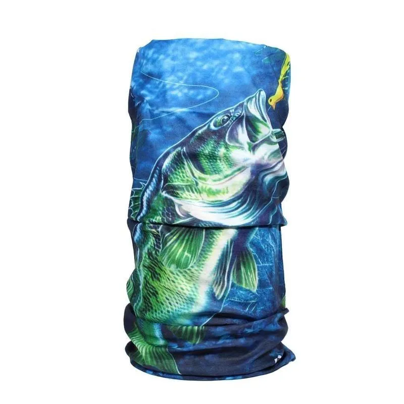 Bandana 3z Green Fish