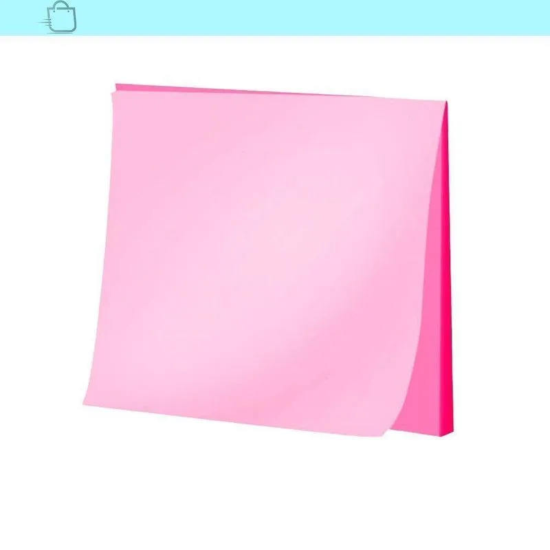 Bloco Adesivo 90 Folhas 76x76mm Rosa