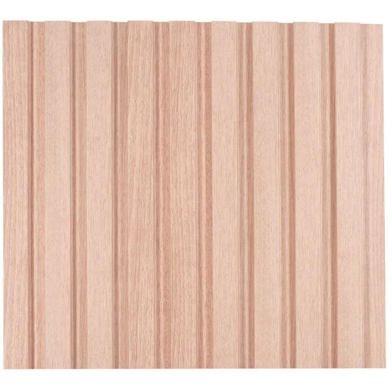 Painel Ripado De Madeira Mdf 270cmx1,5cmx6cm Marfim Casablanca Marfim