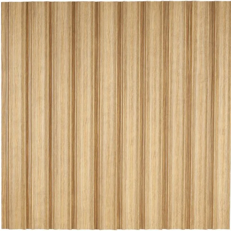 Painel Ripado Côncavo Mdf Italy 4cmx270cm Bege Casablanca Italy