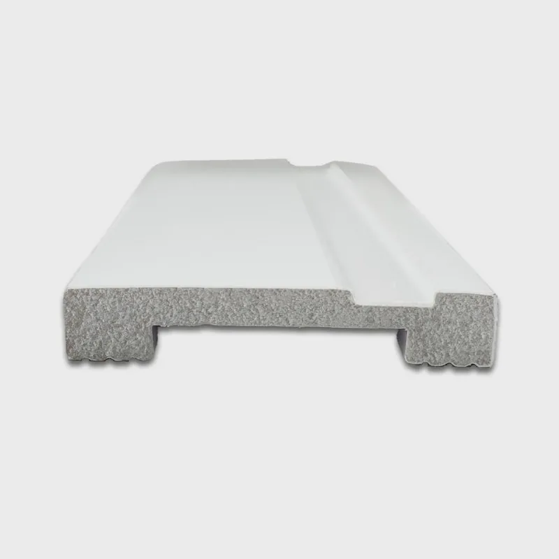 Guarnição de Poliestireno Frisado 7cmx1,5cmx220cm Branco
