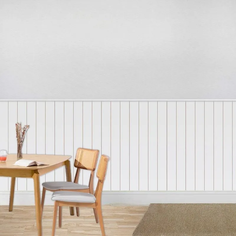 Lambri Emmdf Revestido 135cmx60cm Branco Casablanca Branco