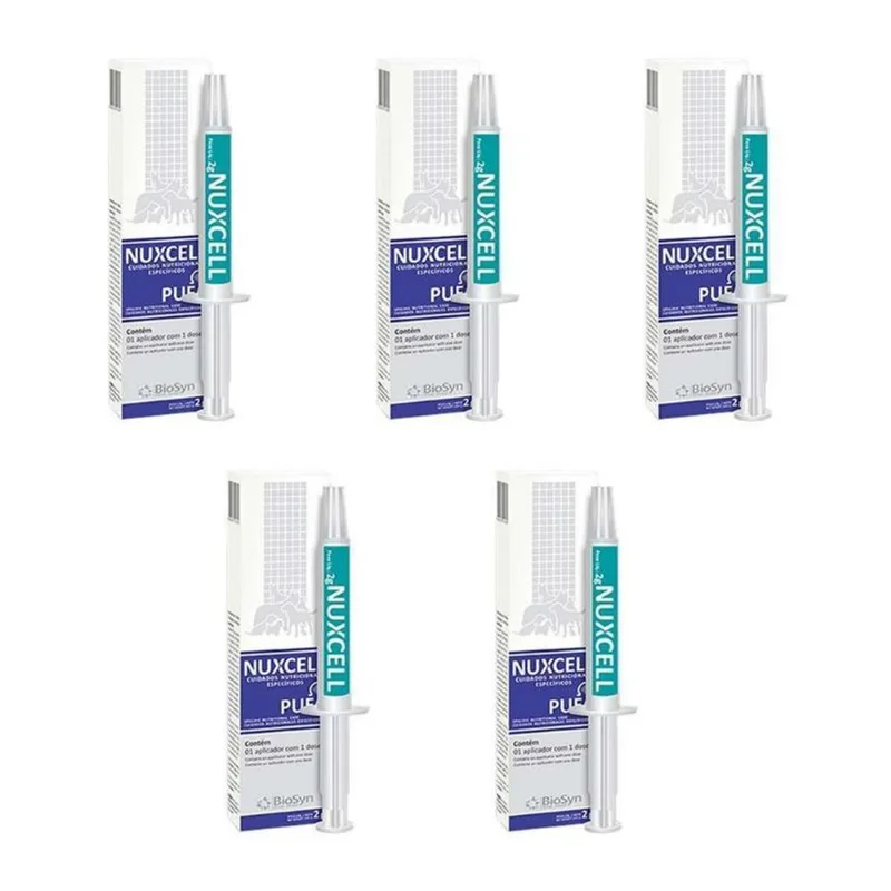 Nuxcell Pufa - Kit Com 5 Ampolas De 2g