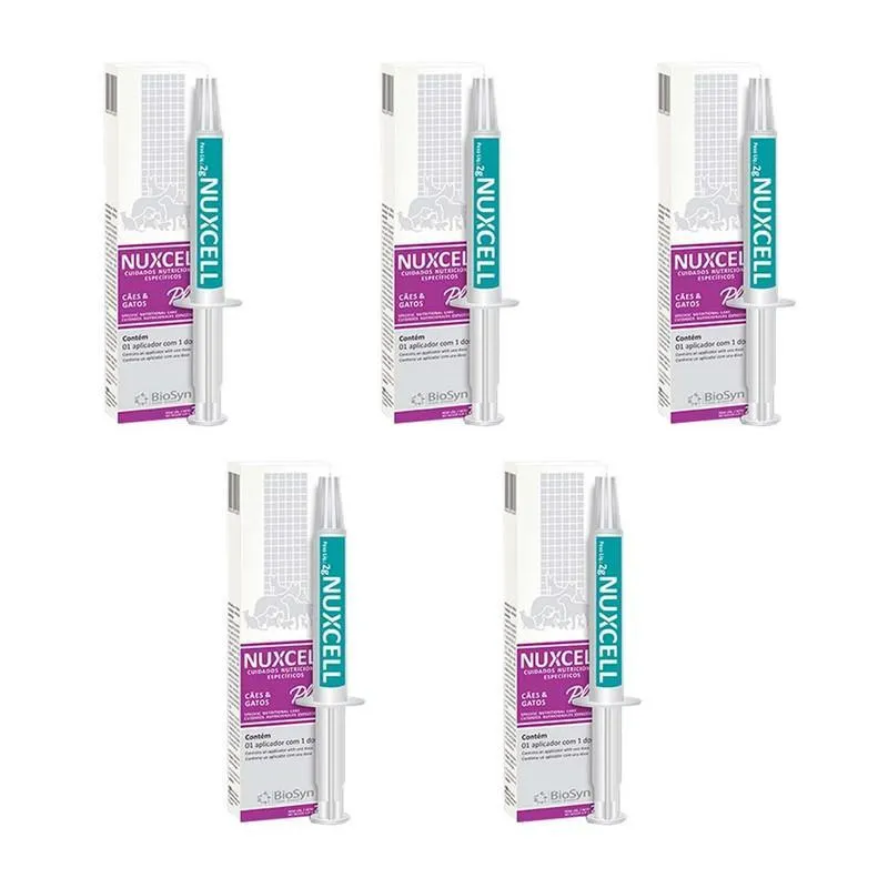 Nuxcell Plus - Kit Com 5 Ampolas De 2g