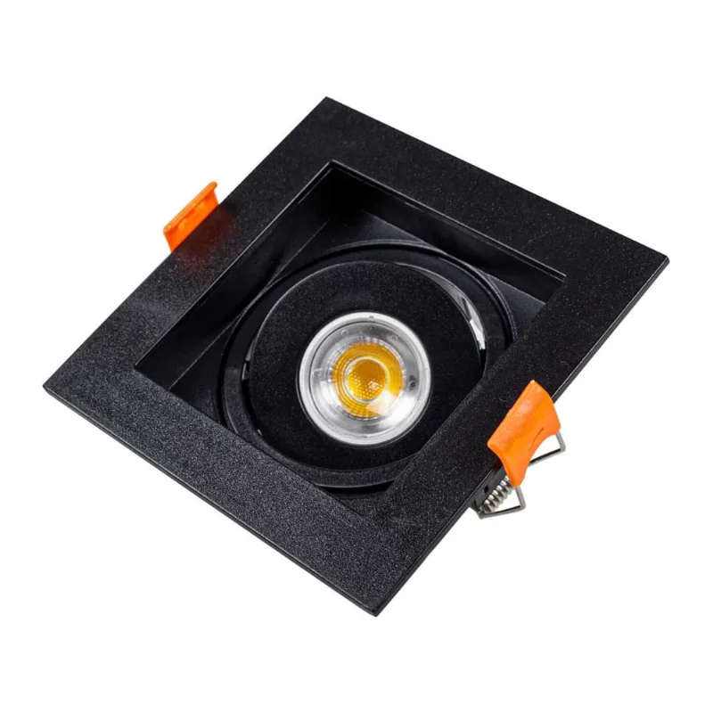 Spot Embutir Conecta Preto Click DL146MDB Bella + LED bq ST2365