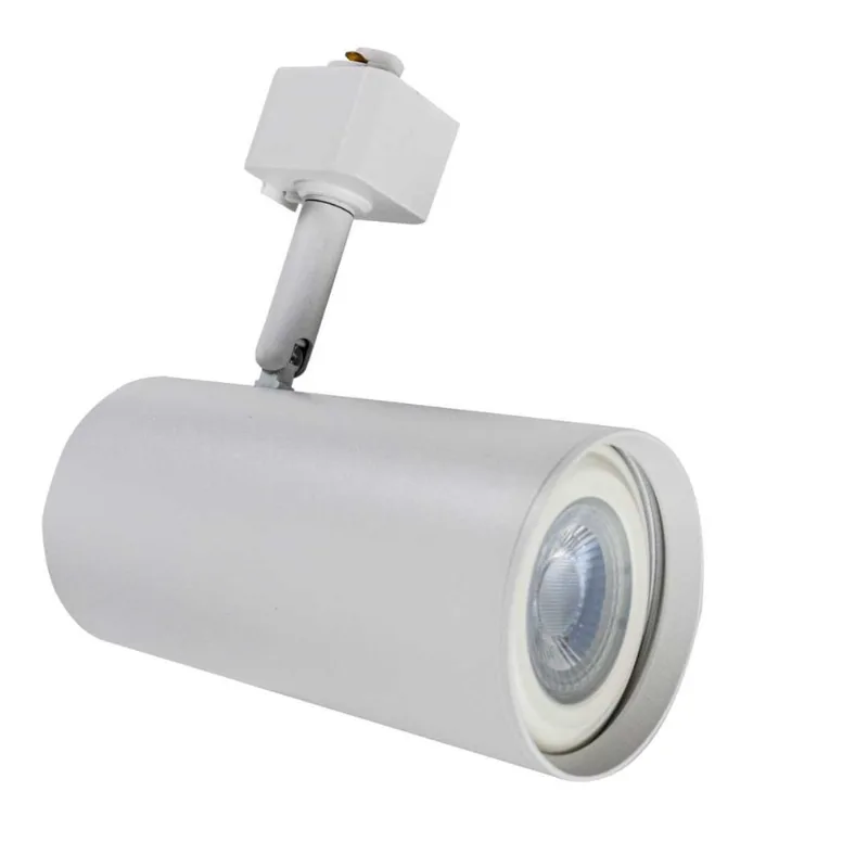 Trilho Eletrificado 1m + 5 Spot Branco + 5 LED Branco Quente Par20 ST2299