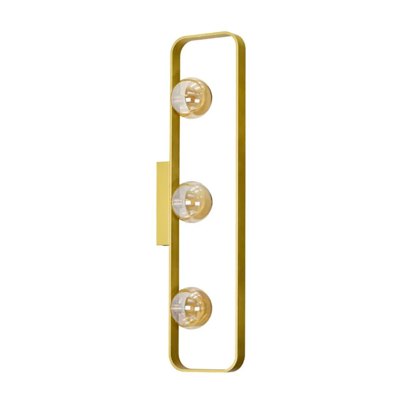 Arandela/plafon Aruna Ouro Ambar ZR095 80cm + 3X LED G9 bq Starlux ST2619