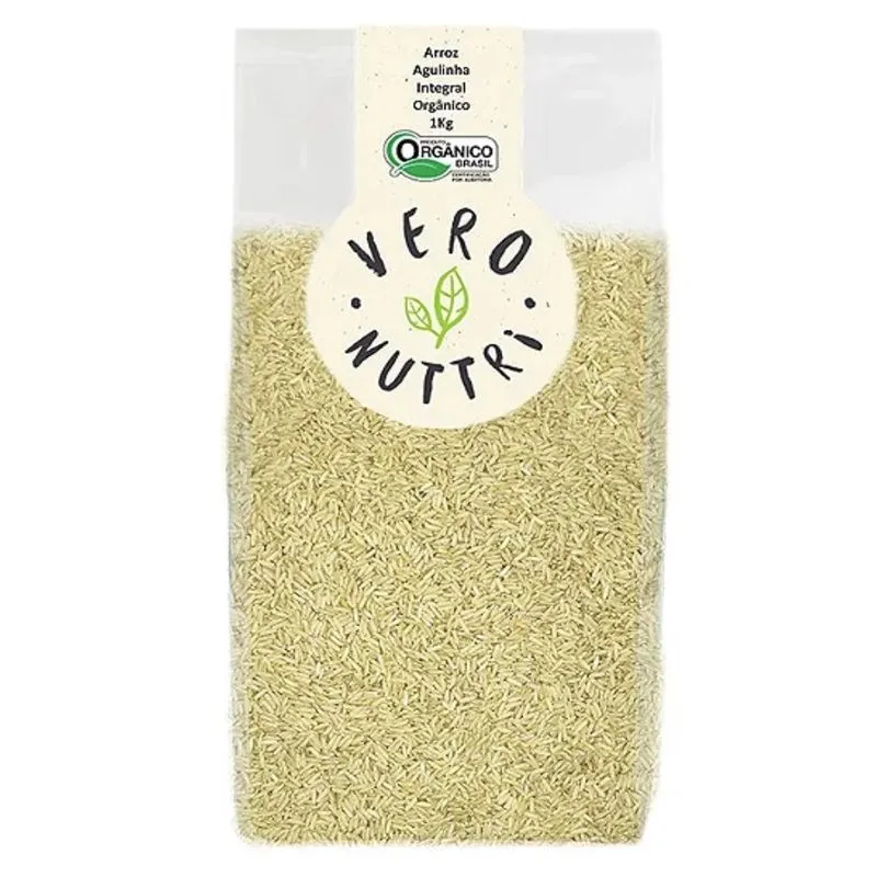 Arroz Integral Vero Nuttri Orgânico Agulhinha 1Kg - Vero Nuttri