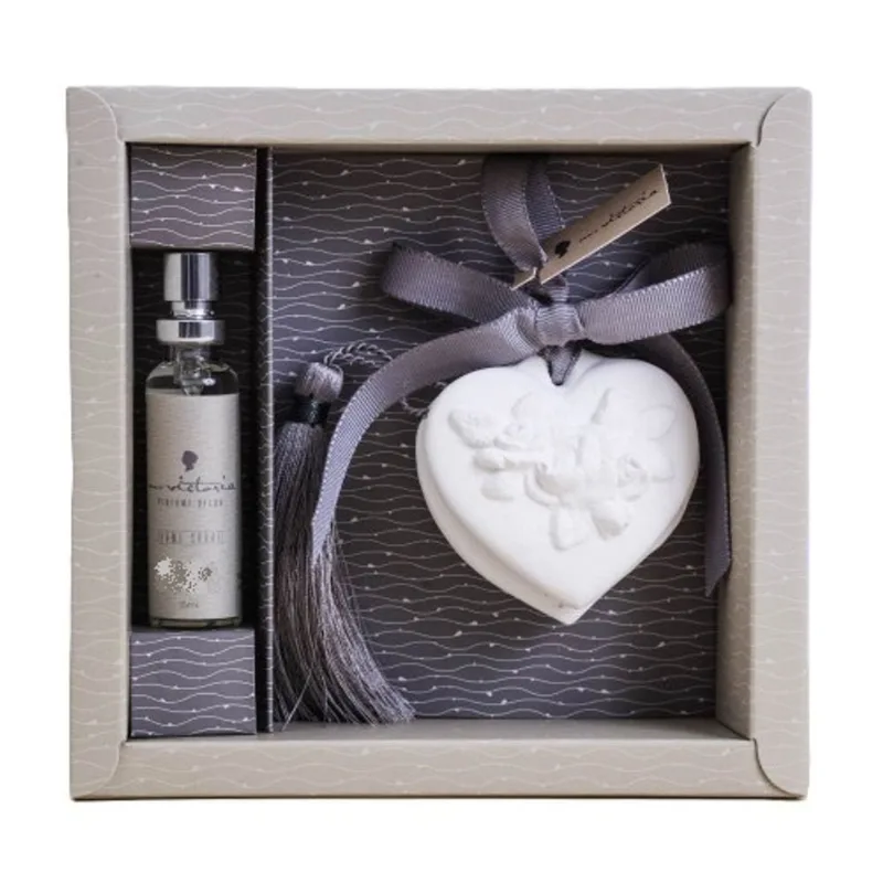 Gesso Perfumado P Duo Coração Alecrim + Limão Sicil M Victoria
