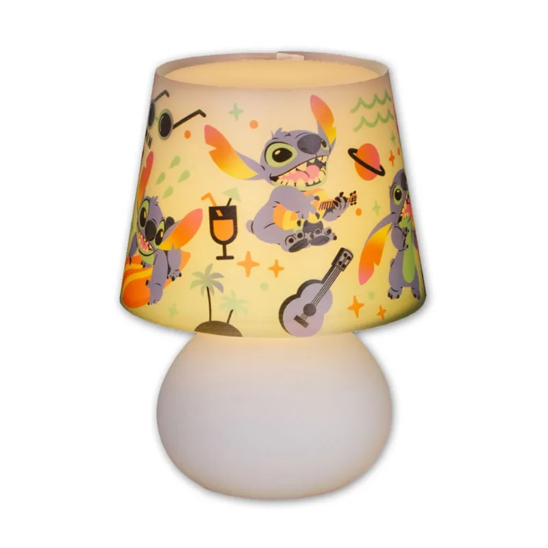 Abajur Luminária Micro Lampe Led Decoração Capa Stitch