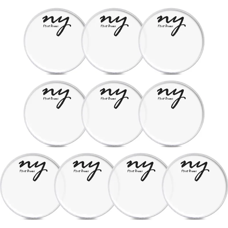 Kit 15 Peles Clear Transparentes para Bateria 22 New York