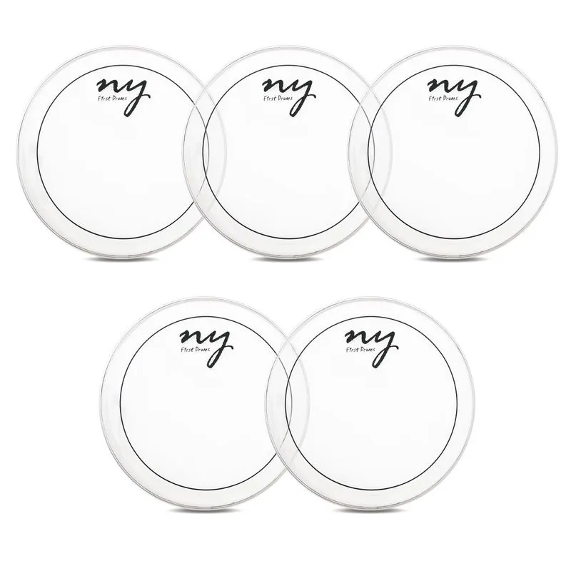 Kit 5 Peles Hidráulicas Transparente De Bateria 14 Polegadas New York