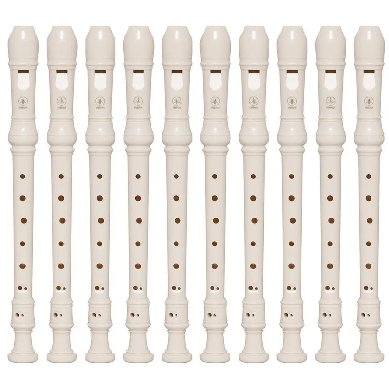 Kit 50 Flautas Doce Soprano Barroca Em C YRS-24B Yamaha
