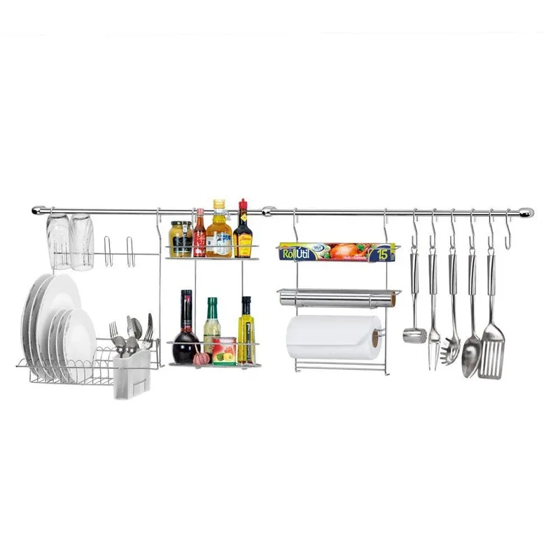 Conjunto Cozinha Suspensa Cook Home 10 Escorredor Arthi
