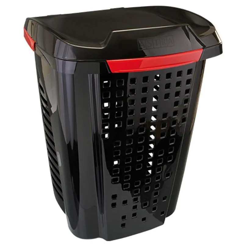 Roupeiro Telado Com Cesto 70l Preto Astra
