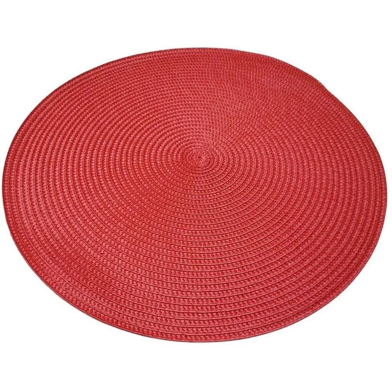 Kit 4 Sousplats Yoi Vermelho 38cmx38cm