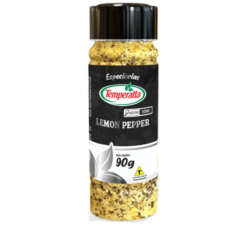 Tempero Temperatta Especiarias Lemon Pepper 90g