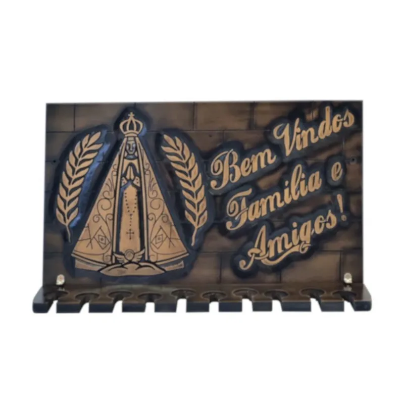 Porta Espetos Em Mdf Entalhado Nossa Senhora Aparecida