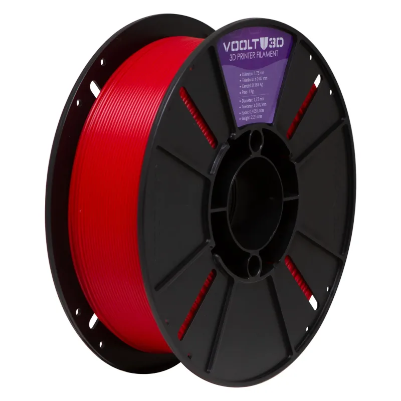 Filamento Abs Vermelho - 1Kg