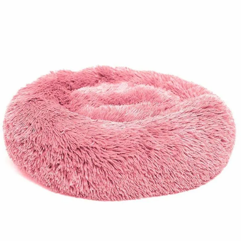 Caminha Nuvem Pet Lorben Redonda Pelúcia Cachorros Gatos G 60x60cm
