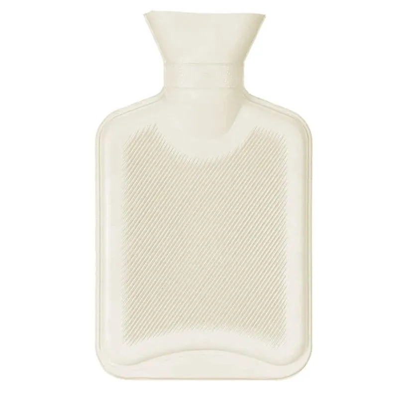 Bolsa Térmica De Água Para Compressas 1,8l De Borracha Creme