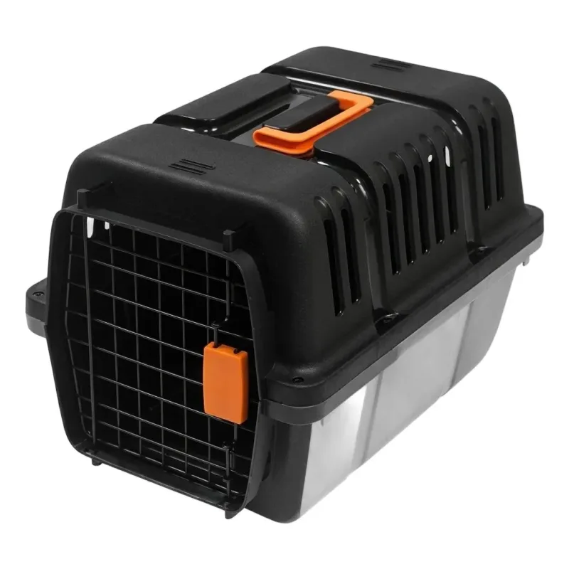 GREAT PETS CAIXA DE TRANSPORTE M - PRETA (60X45X41) - petshop Malu