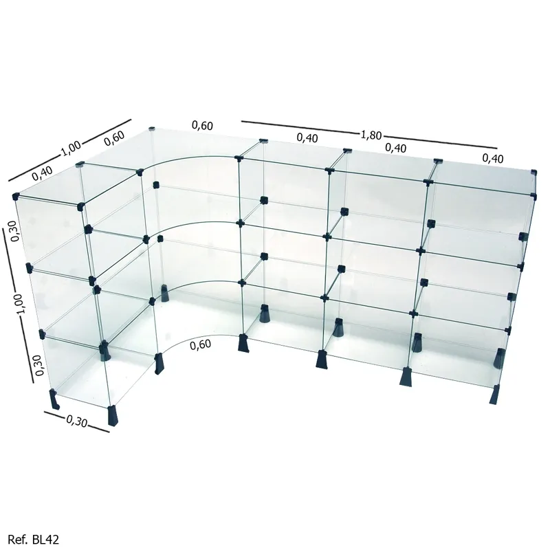 Balcão L - 1,80 x 1,00 x 1,00