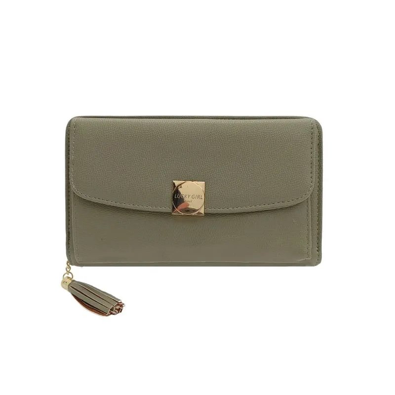 Bolsa carteira feminina transversal porta celular
