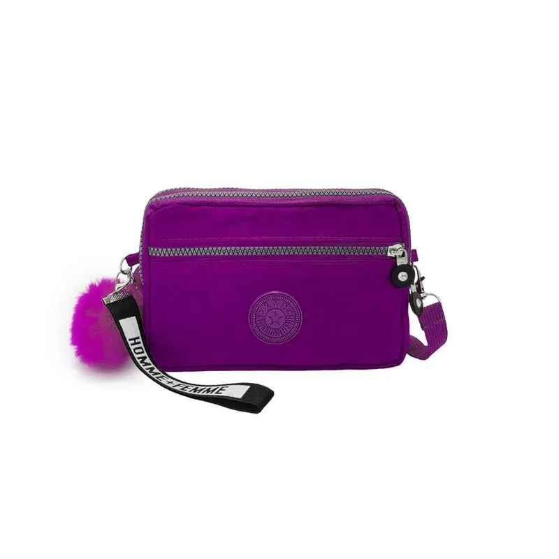 Bolsa Feminina Transversal Ombro Mao Casual Carteira Porta Celular Pequena