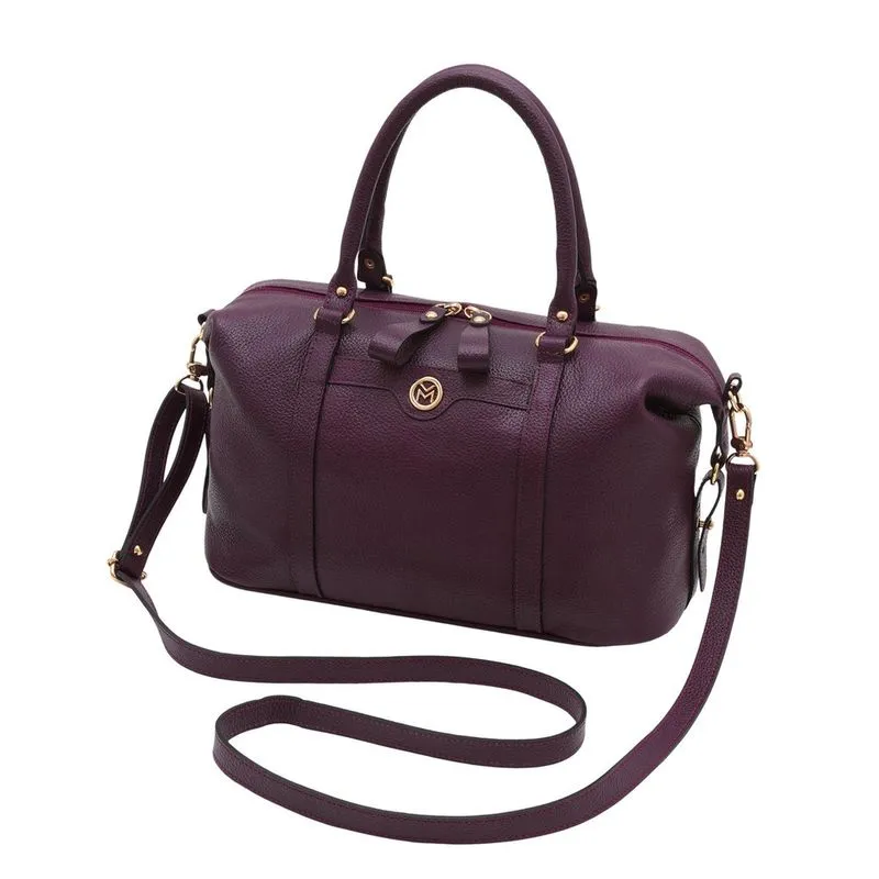 Bolsa Feminina Couro Bovino Transversal Mariart Alexandrita