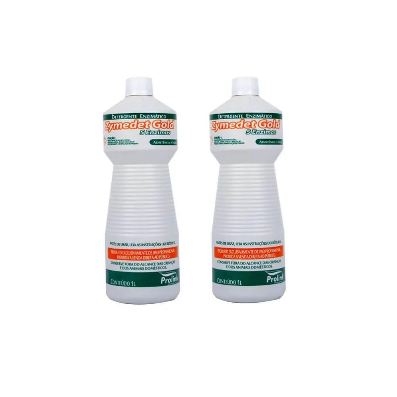 Kit Detergente Enzimático Zymedet Gold 2un