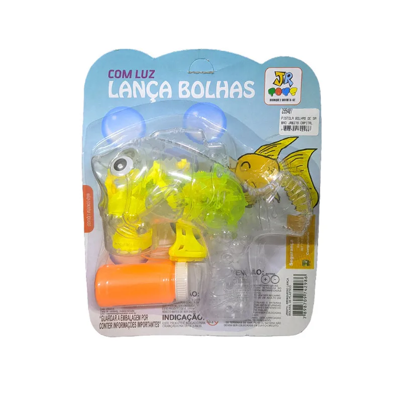 Lançador De Bolhas De Sabão Com Luz Sortido Jr Toys
