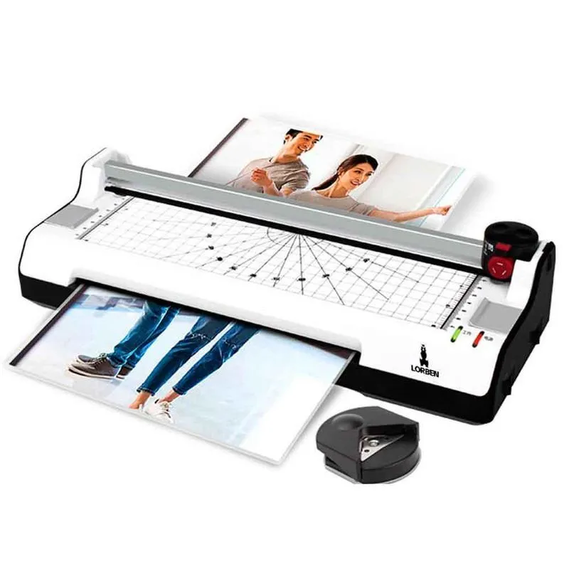 Plastificadora Laminadora Refiladora 5x1 A4 Documento Cartão