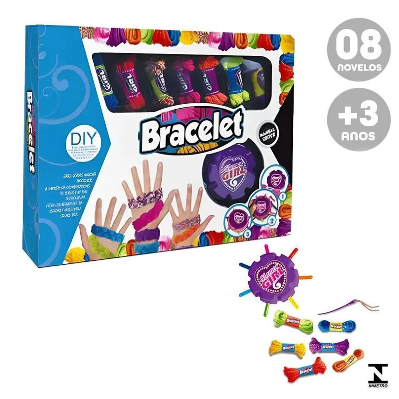 Kit Diy Rope Bracelet Faça Você Mesmo Pulseiras E Acessório