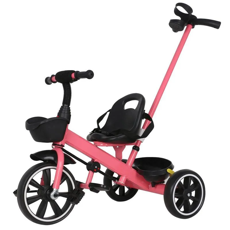 Triciclo De Passeio Infantil Velotrol Com Empurrador E Pedal