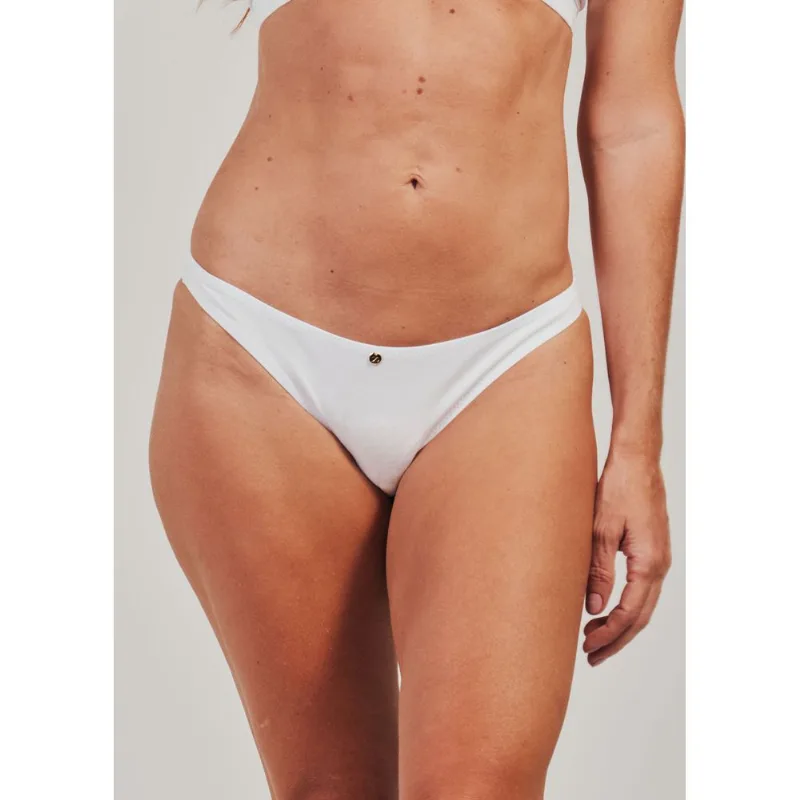 Calcinha Tanga Em Algodão Egípcio Cleo BRANCO G