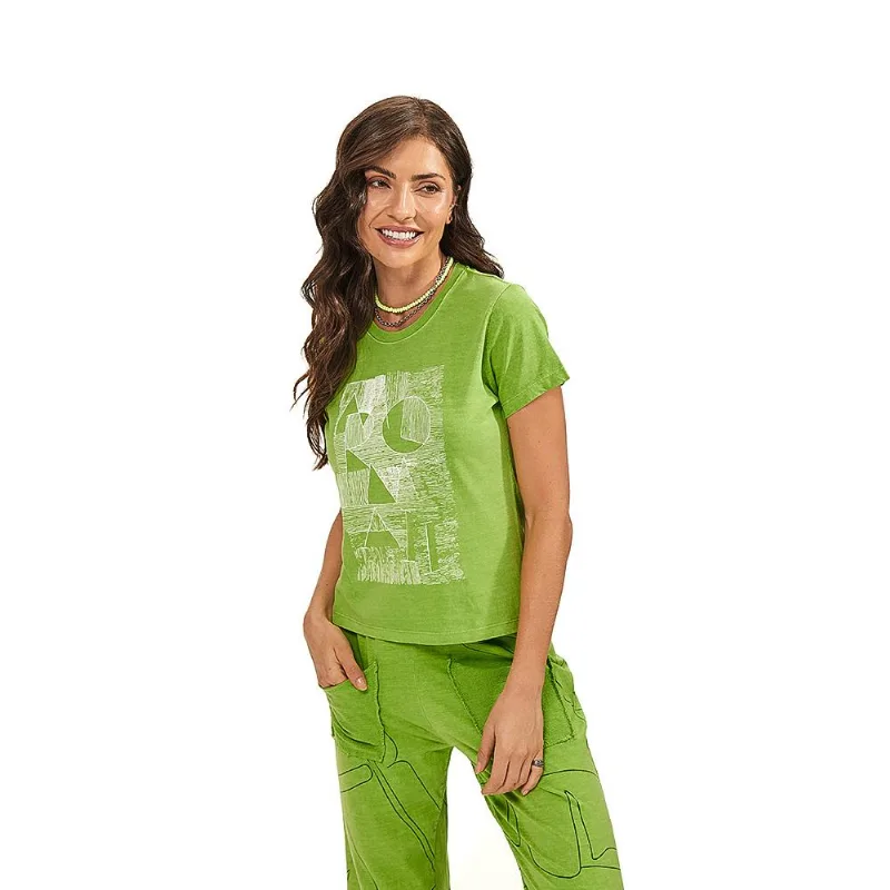Camiseta feminina baby look Mormaii Verde G