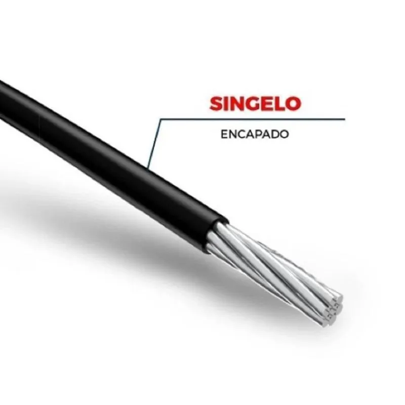 Cabo Nax 16 mm Singelo Preto - Resistente a Abrasão